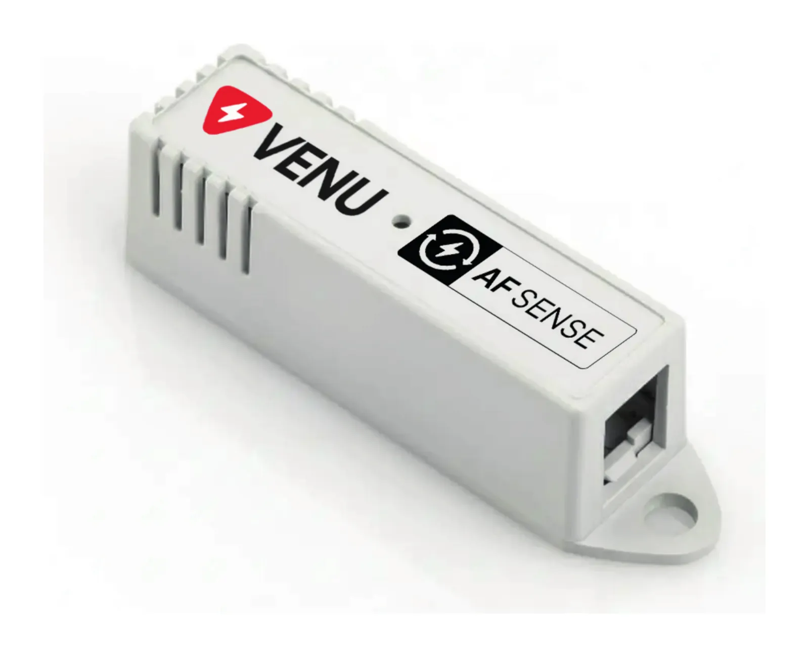 Venu ArcFire Sense ARF-005 fire and arc-fault risk probe with ventilation slots and mounting tab