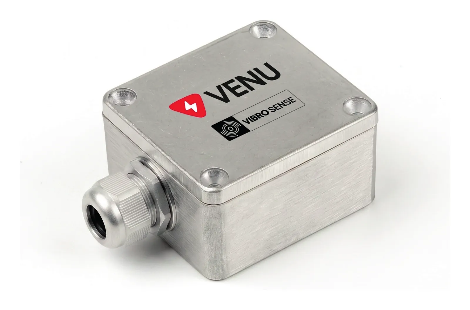 Venu Vibro Sense VIB-101 vibration probe with cast aluminium housing and cable gland